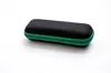 Estuche rectangular de moda para gafas, Estuche negro para gafas de sol, Estuche para gafas con tapa abatible y cremallera