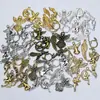 Accesorios de aleación para bricolaje, 10 colgantes de alas de ángel multicolores, collar, pulsera, accesorios de joyería al por mayor