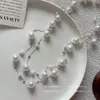 Gipsófila Larga Collar de Perlas Artificiales Apilable Lujo Accesible Nicho Gama Alta Nuevo Accesorios Versátiles Collar Elegante