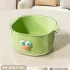 Bonito Cuenco de Frutas de Nuevo Estilo, Exquisito Diseño de Estrella Dopamina, Cesta Doble con Drenaje para Uso Doméstico, Lavabo para Verduras para Sala de Estar y Cocina