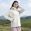 Sudadera con capucha nueva para mujer Otoño/Invierno 2026, Felpa gruesa de doble cara, Diseño entallado en la cintura, Cárdigan con cremallera, Ropa de abrigo cálida