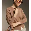 Cárdigan de punto Il Order2026 Verano Nuevo Estilo Cuello Redondo para Mujer, Mezcla de Lana y Seda Top Adelgazante