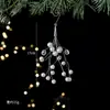 Decoración Navideña Transfronteriza de Amazon Colgante de Barra de Hielo Transparente Acrílico Colgante para Árbol de Navidad Colgante de Navidad