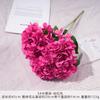 Simulação 54 peças Hortênsia Artificial Falsa Seda Buquê de flores de casamento de alto nível Sala de estar Ornamentos decorativos Floricultura Flores de plástico