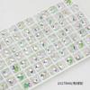 Taladro de uñas Dongzhou con recubrimiento en polvo verde, broca de punta verde, accesorios para joyería DIY, broca con forma de mariposa, taladro de uñas flash