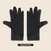 [Procesamiento y Personalización] Guantes de Seda de Invierno de Dedos Completos y Medio Dedo para Mujer con Dedos Expuestos para Estudiantes para Mantener el Calor con Pantalla Táctil