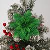 Decorações de Natal flor dourada rosa guirlanda de vime flor decorativa flor de Natal decoração de flor de Natal suprimentos para árvore de Natal DIY