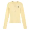 Roupa Masculina Estilo Americano Garota Apimentada Simples Bordada com Letras Manga Longa de Ombro Normal Camiseta para Mulheres, Primavera e Outono Slim Fit Camisa Básica