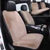 Almofada de Pelúcia para Assento de Carro de Inverno Peça Única Sem Encosto Almofada Espessa de Algodão Almofada Aquecida para Banco Dianteiro Almofada Quadrada Única