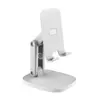Suporte de mesa para celular, suporte universal rotativo multifuncional, suporte conveniente para transmissão ao vivo e maratonar séries, suporte para tablet