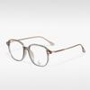 M3722 gafas de montura completa anti luz azul personalidad TR metal mixto gafas lisas de moda negocio miopía