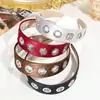 Diadema Personalizada Hueca de Ala Ancha de Nuevo Estilo Transfronteriza Diadema Texturizada Estilo Punk Europeo y Americano Accesorio Versátil para el Cabello para Mujeres
