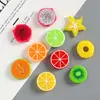 Simulación de Rodajas de Fruta de Pitaya y Kiwi Accesorios de Resina Pegamento de Crema para Manualidades Funda de Teléfono Pinza para el Cabello Pegatina Materiales
