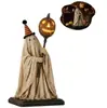 Figura de Fantasma Iluminada Vintage con Bastón de Calabaza Adorno de Fantasma Retro Transfronterizo Nuevo Producto