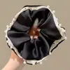 Goma para el pelo de oso para coleta baja de otoño e invierno, estilo simple y casual, cuerda para el pelo para atar el cabello, goma para el pelo de lazo de alta gama