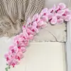 Flores Simuladas Estilo Nuevo 21 Cabezas Impresión 3D Película de Alta Calidad Phalaenopsis Muebles para el Hogar Decoración de Bodas Paisajismo Floral