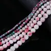 Contas Redondas de Jade Pêssego Pulseira de Jade Pêssego Balde DIY Colar de Contas de Arroz Pulseira Contas Separadas Estrela e Lua Rosa Contas Soltas Acessórios