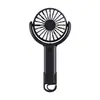 Ventilador de Mano Mini Slingshot Viento Potente Ventilador Portátil Recargable Ventilador de Refrigeración 3 en 1 de Mano Escritorio Colgante para el Cuello para Viajes al Aire Libre Camping Negro Blanco Rosa