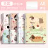 B5 Libro de Hojas Sueltas Salchicha Animal Pequeño de Aspecto Alto Lindo Bloc de Notas Desmontable Cuaderno A5 para Estudiantes Universitarios