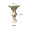 Maceta de Columna Romana Estilo Europeo, Decoración Exterior Romana Retro Europea, Exhibición de Balcón, Sala de Estar Patio Recto Metabo