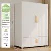 Armario Metálico de Acero para Niños Hogar Moderno Minimalista Almacenamiento tipo Closet para Dormitorio Arte en Hierro Simple Armario de Hierro para Vivienda de Alquiler