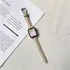 Para correa de apple watch apple watch Ultra8/7/6/5/4 Piel de vaca Mujer Cintura Pequeña Cuero