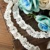 En stock, venta al por mayor, encaje blanco pequeño, estilo pequeño y fragante, encaje elástico, accesorios para prendas de vestir, encaje decorativo.
