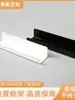 Borde de estante acrílico en forma de L en forma de U, doblado para bricolaje, ranura larga, translúcido, soporte de exhibición para calor, transparente, otros