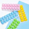 Molde para Cubitos de Hielo con 14 Compartimentos, Molde de Hielo de Goma Suave, Cubitos de Hielo Pequeños, Charola de Hielo de Grado Alimenticio con Tapa, Caja de Almacenamiento de Hielo de Congelación Rápida