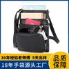 Bolso bandolera de cuero de fábrica BSCI para hombre, multifuncional para exteriores, bolso de hombro, portátil, bolsa de almacenamiento para cambio de teléfono móvil, gran capacidad