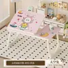 Mesa plegable para cama, mesa pequeña multifuncional de capibara, mesa de estudio de estudiante de dibujos animados, mesa simple para cama de dormitorio