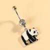 Serie Animal Acero Inoxidable Personalizado Espátula Anillo Umbilical Uña Festiva Uña de Gato Hebilla para Uñas Joyería para Perforaciones