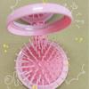 Pente com Espelho Dobrável Compacto Portátil Mini Pente Almofada de Ar Pente Cápsula de Ar Feminino Pente de Massagem Espelho Integrado