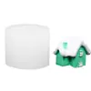 Molde para Hornear DIY Decoración de Casa Molde de Silicona Casa Velas Aromáticas Molde de Silicona Silicona para Modelar