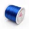 Hilo elástico plano de 0.8 mm para pulseras de cuentas DIY hilo elástico línea Xiao xing teñido transfronterizo se puede personalizar metros