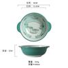 Tazón de Arroz para Bebé Infantil Fresco y Lindo Tazón para Sopa de Fideos Tazón de Sopa Binaural Cuenco Cerámico Casero Recipiente para Sopa Vajilla Creativa Personalizada
