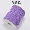 Corda de Cera Coreana Corda de Cera Redonda Artesanal DIY Corda para Tecelagem Colar Pulseira Pingente Cordão de Pescoço Corda de Mão para Tecelagem Corda de Couro Resistente ao Desgaste