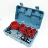 Gran Venta Juego de Brocas Perforadoras Kit de Punzón Venta Caliente Transfronteriza Juego de Sierras de Corona Muchos Estilos Tamaños Se Pueden Combinar Según Sea Necesario