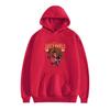 Suéter holgado con capucha de estilo nuevo con estampado periférico de Juice WRLD, cantante europeo y americano de 2024, para adolescentes