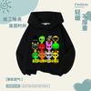 Caixa de ritmo nova 2024 Jogo musical Sprunki Roupa periférica Suéter com capuz Casaco com forro de fleece Roupa infantil