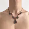 Collares transfronterizos de estilo punk de alta resistencia para hombres y mujeres, estilo gótico de subcultura, cadenas para la clavícula y collares de personalidad de nicho de moda
