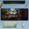 Cyberpunk 2077 Mouse Pad Gamer Oversized para E-Sports Borda Espessada Exportação para Lan Houses E-Commerce Atacado Mouse Pad