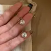Pendientes Versátiles, de Moda y Personalizados para Mujer, Tendencia, Sencillos, de Circonita, Lujo Ligero, Pendientes Súper Brillantes
