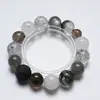 [Topo das Montanhas] Pulseira de Cristal Branco Fantasma Natural para Mulheres Mais Fácil de Combinar Pulseira Fantasma Verde Lua Cinzenta Atacado