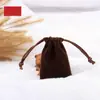 Bolsa de Terciopelo para Joyería Bolsa de Almacenamiento Wenshan para Joyería Bolsa de Tela con Cordón Adornos Regalos Cuentas Budistas