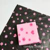 Petunia Fresca y Sencilla Pera de Nieve Papel Luminoso Morado Claro Gloria de la Mañana Papel de Regalo Envoltorio Plegable Flor de Regalo Papel Liner