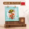 Calendario de escritorio de madera 2027 Año del Cordero con portalápices personalizado, con logo estampado en pan de oro para publicidad corporativa, pieza de exhibición de calendario, venta al por mayor desde el fabricante