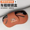 Estuche para Gafas de Sol para Coche Infiniti Q50L/Qx80/Qx50/Qx60 Clip de Almacenamiento para Parasol