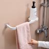 Prateleira de Toalha sem Furo Prateleira de Armazenamento para Banheiro Cozinha Suporte para Pano de Prato Estilo Minimalista Moderno Prateleira de Armazenamento