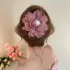 Presilha Torcida Pérola Rosa Seco Fada Leve Feminina 2025 Nova Presilha de Cabelo Presilha de Cabelo com Senso Avançado